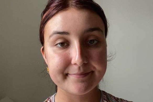 Monash University engineering student Galina Enright who is stranded in Malaysia.