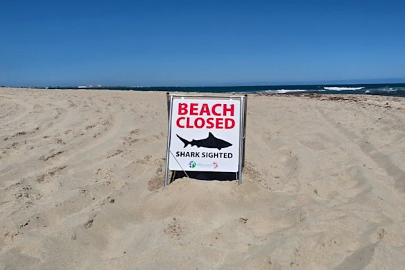 Glenfield Beach in Geraldton has been closed after a shark attack.