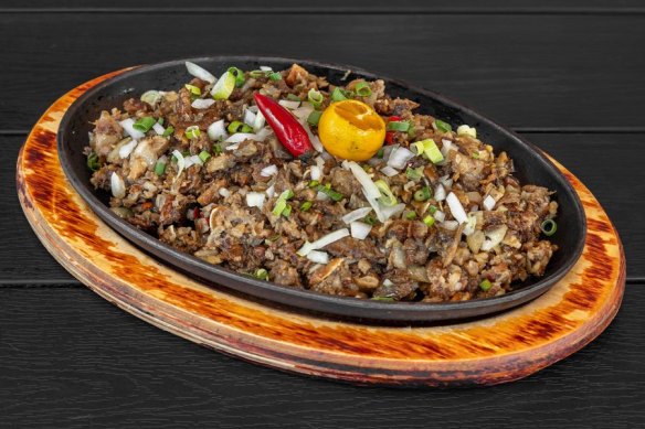 Sisig at Mrs Parks Kitchen.