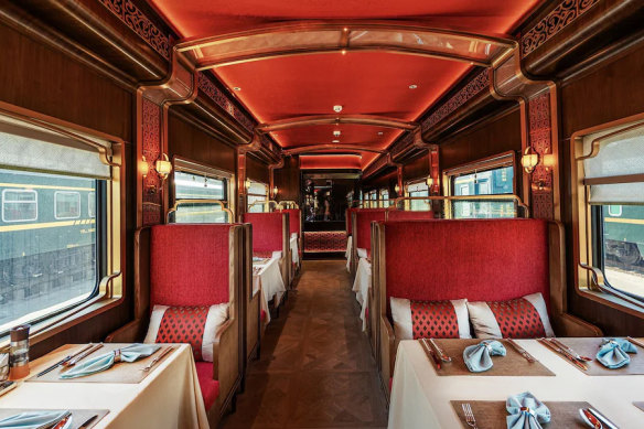 The Golden Eagle Silk Road Express: opulence at every corner.