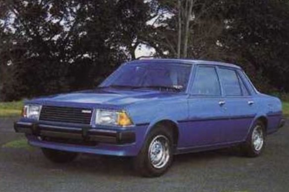 A Mazda 626 sedan similar to the one owned by David Eastman.