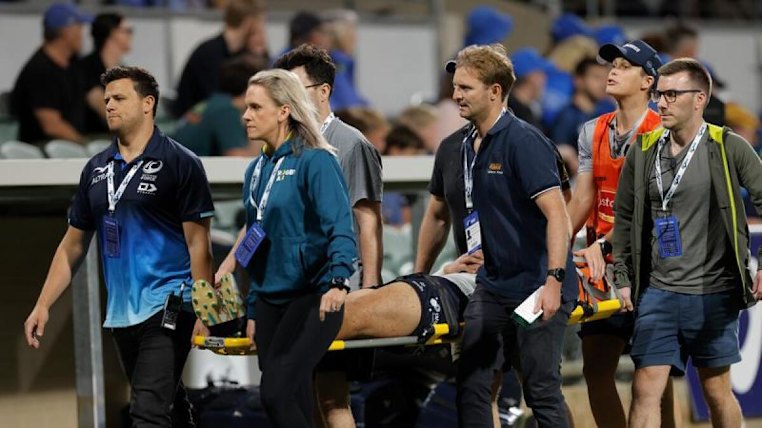 Brumbies win Super derby in Perth but Lolesio stretchered off with spinal injury