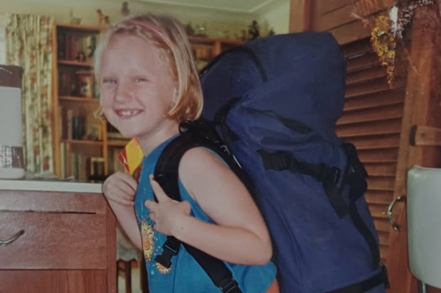 Sigrid aged about five or six. A decade later, she was sleeping rough.
