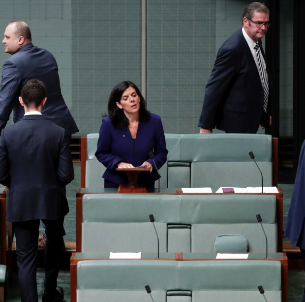 Julia Banks announces her decision to quit the Liberal Party over its treatment of women and join the crossbench in November 2018. But are men listening?