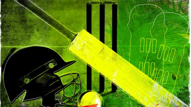 Stumping up: Cricket bosses are trying to find way to economise as revenue plunges as a result of the coronavirus crisis. Illustration: Dionne Gain