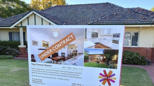 Perth’s houses are selling nearly twice as fast as this time last year. 