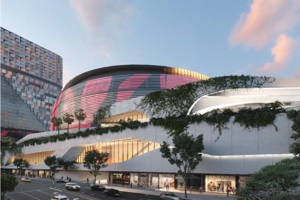 The current concept for the Brisbane Arena may be prohibitively expensive.