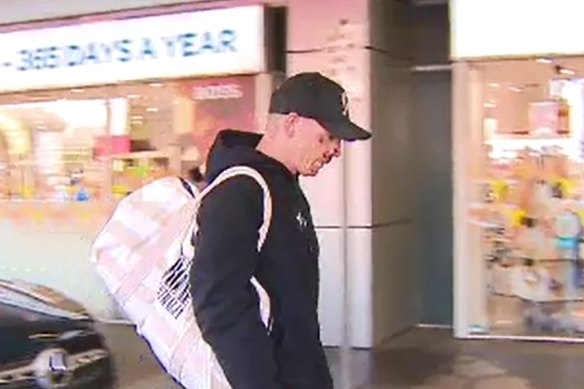 Former North Melbourne captain Jack Ziebell arriving at hospital in August after he ws assaulted.