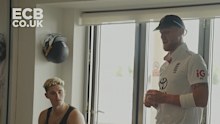 Ben Stokes tells his England teammates he is retiring.