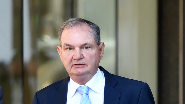 Former Ipswich mayor Paul Pisasale arriving at the Brisbane District Court last week.