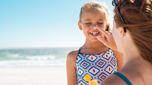 Opt for pump packs or squeeze tubes to ensure you have the recommended amount of sunscreen on your whole body.