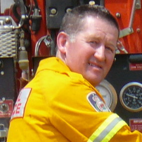 Volunteer Fire Fighters Association President and local firefighter Mick Holton.