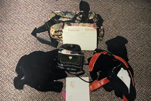 Joanne Butterfield’s belongings, which were found at Henderson Drive, Pin Gin Hill (near Currajah). 