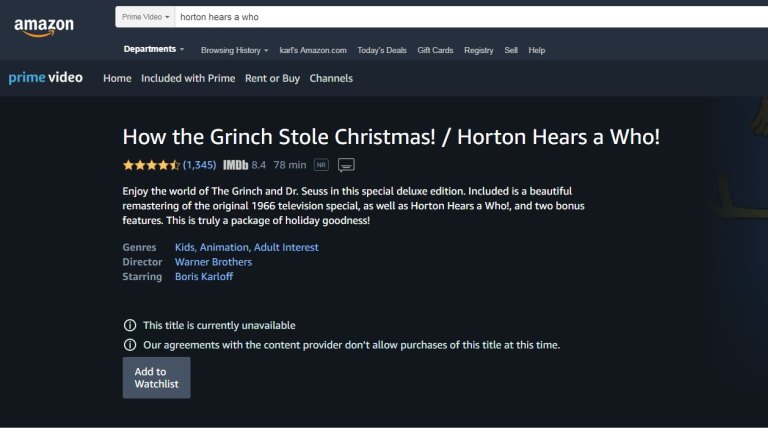 This title is currently unavailable amazon best sale