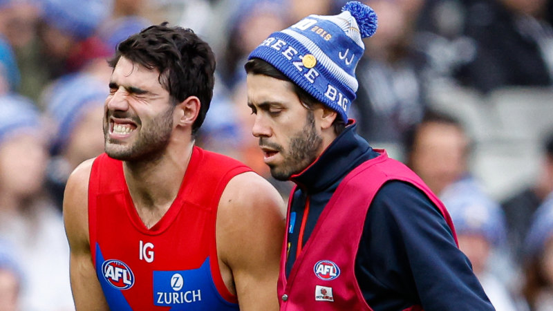 ‘The hardest thing’: Emotional Petracca reflects on profound impact on family; Danger cleared over tackle; Hawkins out for up to eight