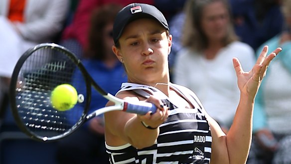 Ash Barty is confident she has overcome an arm injury.