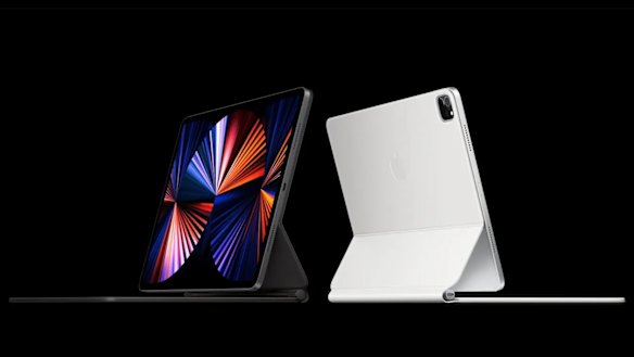 The new 12.9-inch iPad Pro has a HDR display and a wide-angle front camera.