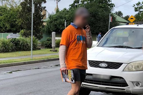 A member of the Plymouth Brethren Christian Church campaigning for One Nation in rural Victoria at the 2025 federal election.