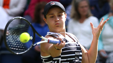 Ash Barty ready to feel her way through Wimbledon 'minefield'