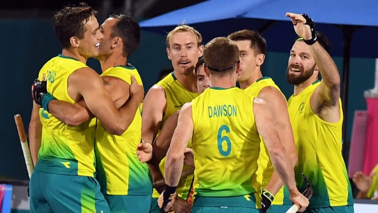 Favourites: Australia's Kookaburras are relishing the challenge ahead chasing a third straight crown.