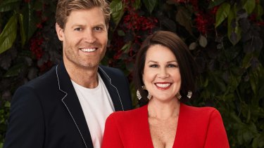 Chris Brown and Julia Morris will host two shows on Ten next year: I'm a Celebrity and Sunday Night Takeaway.