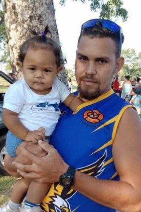 Rivers pictured with his niece Zyesha.