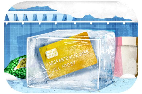 Rather than paying an outrageous 18 per cent interest on your credit card, it could instead be on ‘ice’. 