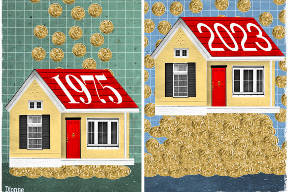 Sydney’s median house prices now sit 27 times higher than it did in 1976.