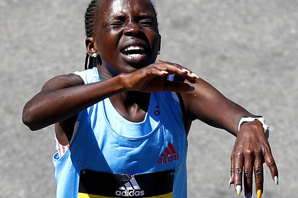 Getting faster by the minute: Peres Jepchirchir.