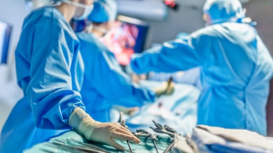 Surgeons in the operating room