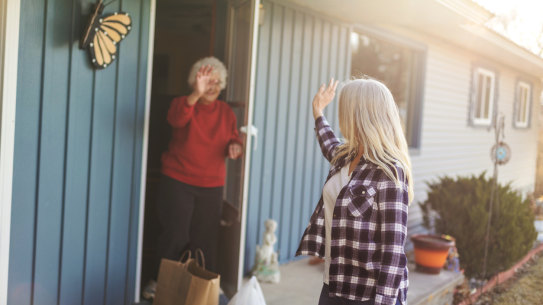 Performing an act of kindness - produces the same oxytocin boost one would receive from hugging.