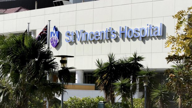 The incident allegedly occurred at St Vincent's Hospital in Sydney.