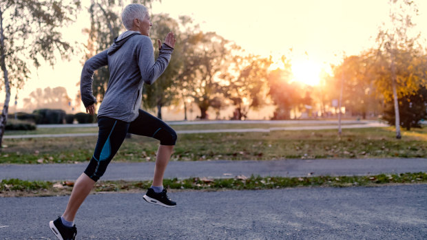 The study says over-60s should exercise more.