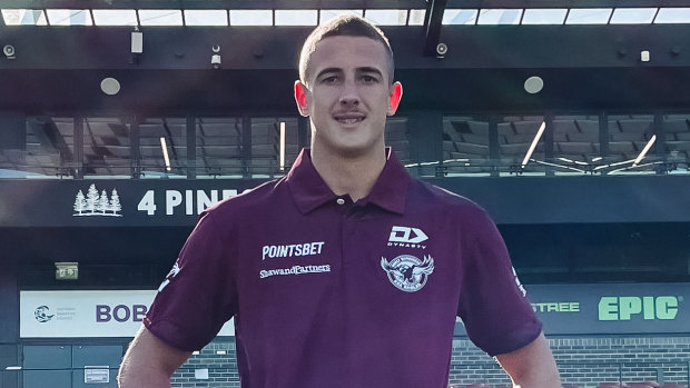 Manly Sea Eagles recruit Jake Arthur.