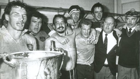 Last hurrah: Part of the Wallabies team that last won at Eden Park, in 1986.