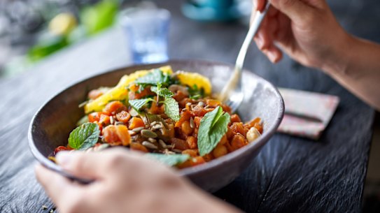 Just open a can of lentils, chickpeas or beans to either replace meat or to partner with smaller amounts of meat.