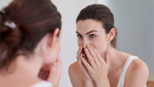 Put down the scissors. Step away from the mirror. Make it a rule to only ever look at yourself before you leave the house, possibly in another two weeks’ time.