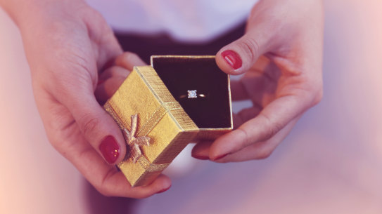 Dogs are men’s best friends, but girls get stuck with diamonds? I’d rather have an engagement dog. 