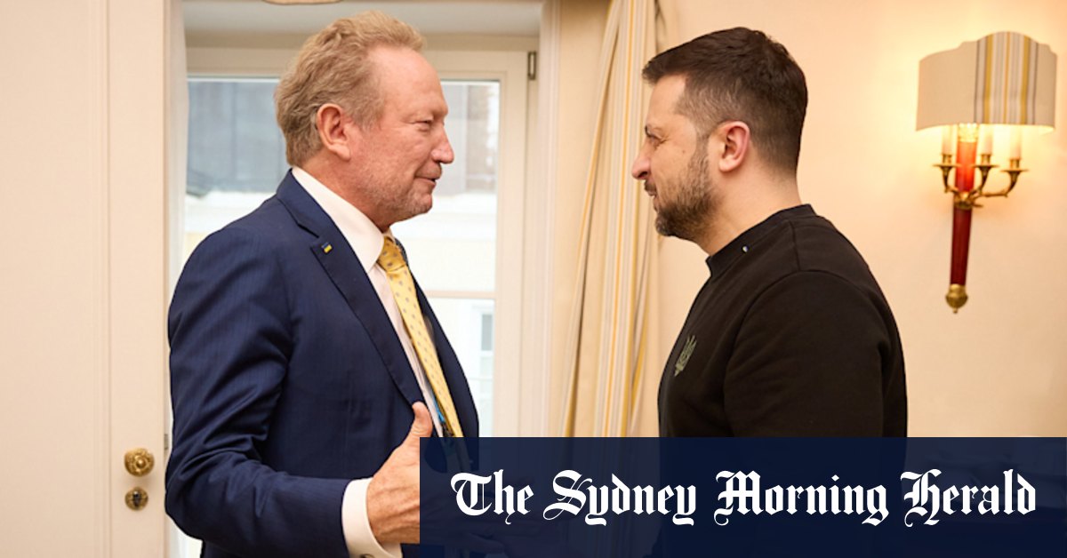 US credibility with Australia is on the line in $US60 billion Ukraine funding decision, says Andrew Forrest