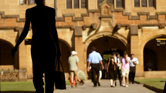 Universities are accepting students with poor English skills.