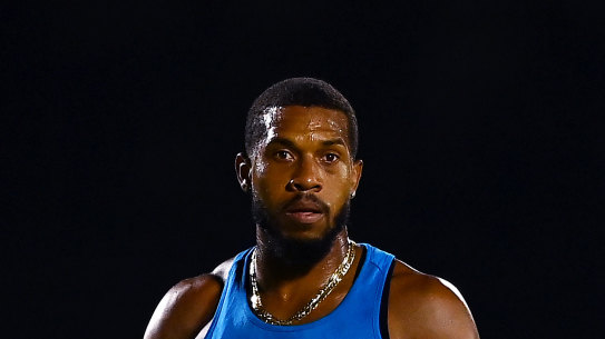 Chris Jordan looks on at England training during the T20 World Cup. 