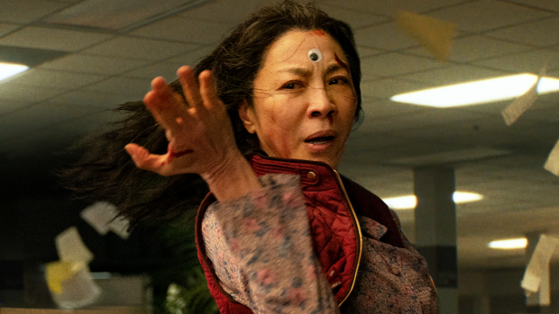 Deserves every award: Michelle Yeoh stars as Evelyn Wang in Everything Everywhere All at Once.