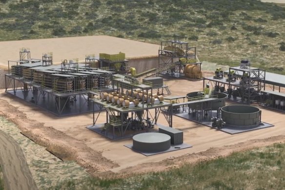 Lindian Resources proposed processing plant layout for the company’s massive Kangankunde rare earths project in Malawi.