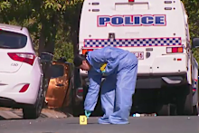 The officer still chased down the offender despite being badly wounded.