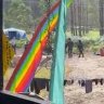 Seven charged after police raid Blockade Australia’s Blue Mountains gathering