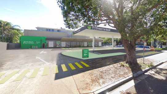 An artist’s impression of Woolworths’ proposed “direct to boo” supermarket, which would not provide instore service to customers.