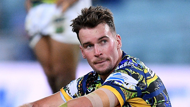 Honour: Eels captain Clint Gutherson.