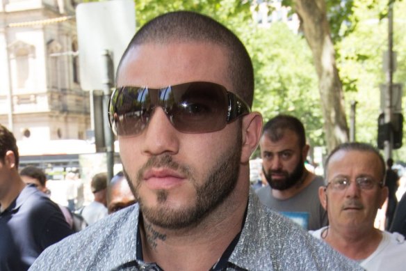 Kickboxer Suleiman Abdulrahim outside court in 2016.