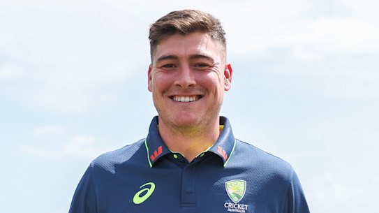 Matt Renshaw looks happy to be recalled to the Australian test team, especially given the match against Bangladesh is in Mackay, where he has made big scores in the past.