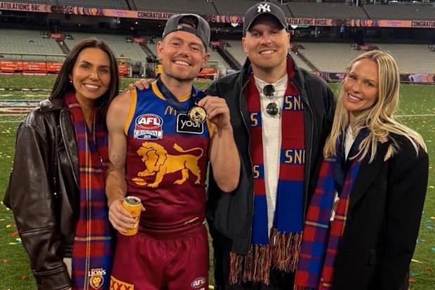 L_R: Tess Crosley, Lachie Neale, Ben Crosley, Jules Neale
